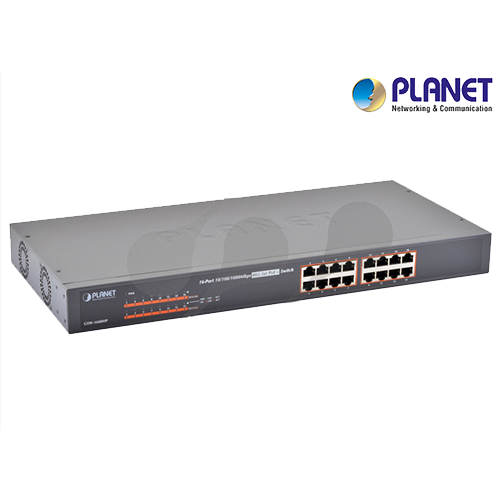 16 Port 10/100/1000Mbps 802.3at PoE+Ethernet Switch