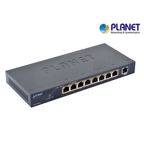 8 Bağlantı Noktalı 10/100 / 1000T 802.3at PoE + 1 Bağlantı Noktalı Gigabit Anahtarı